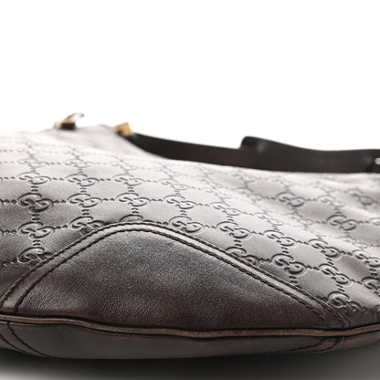 Gucci Guccissima Large Princy Hobo Dark Brown 9 of 10