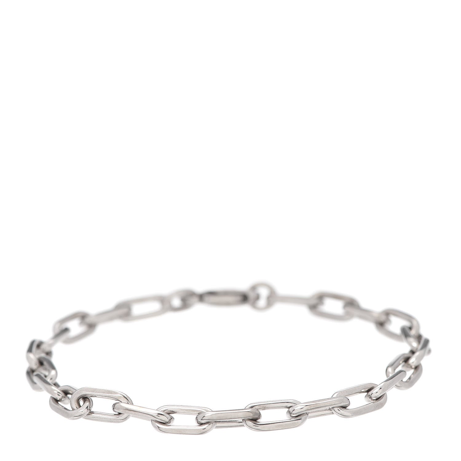Cartier 18K White Gold Spartacus Chain Bracelet 1 of 5