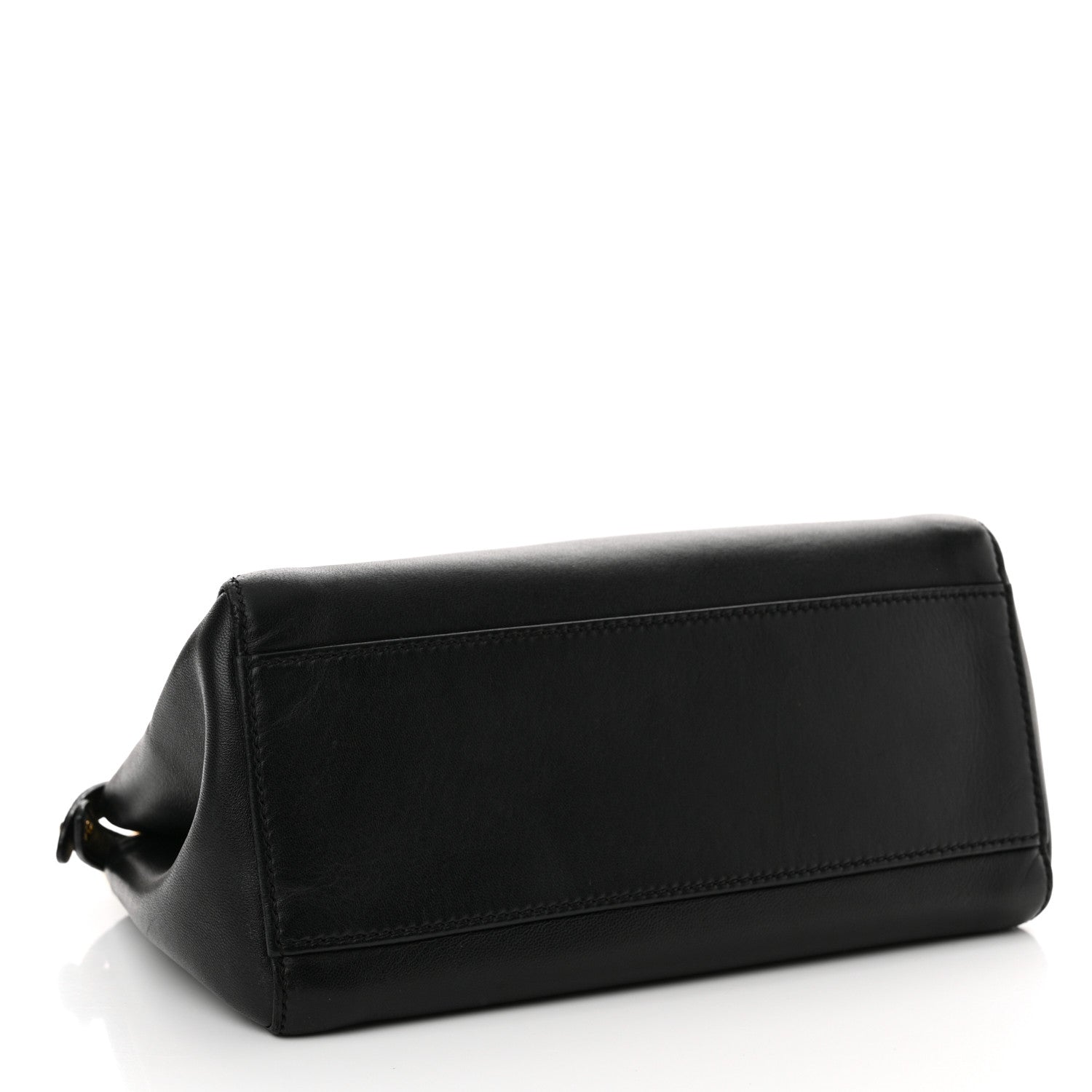 Fendi Nappa Mini Peekaboo Iconic Satchel Black 4 of 11