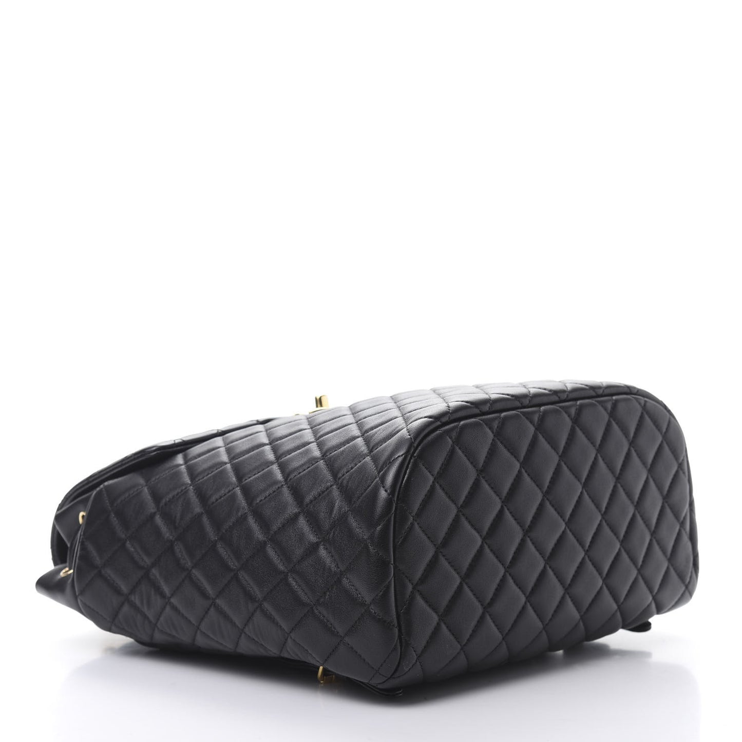 Calfskin Quilted Large Urban Spirit Backpack Black