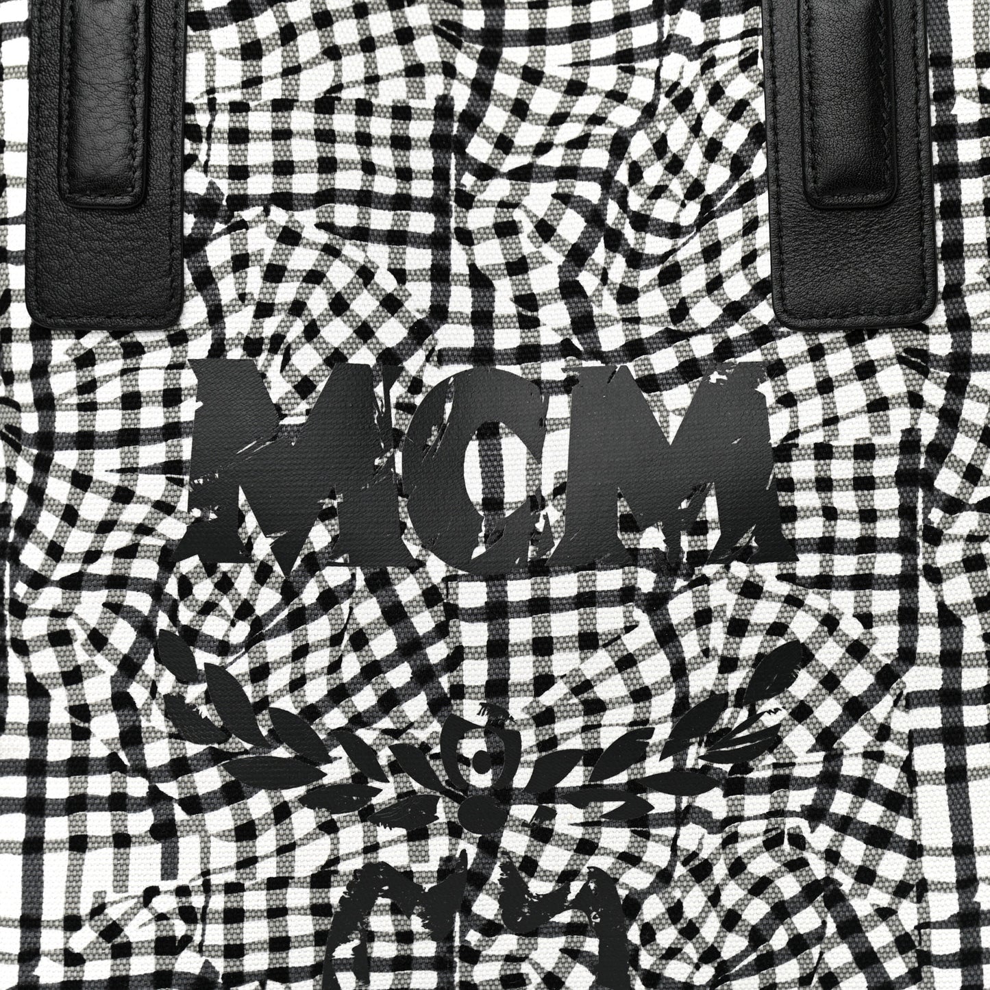 Visetos Medium Reversible Shopper Tote Black