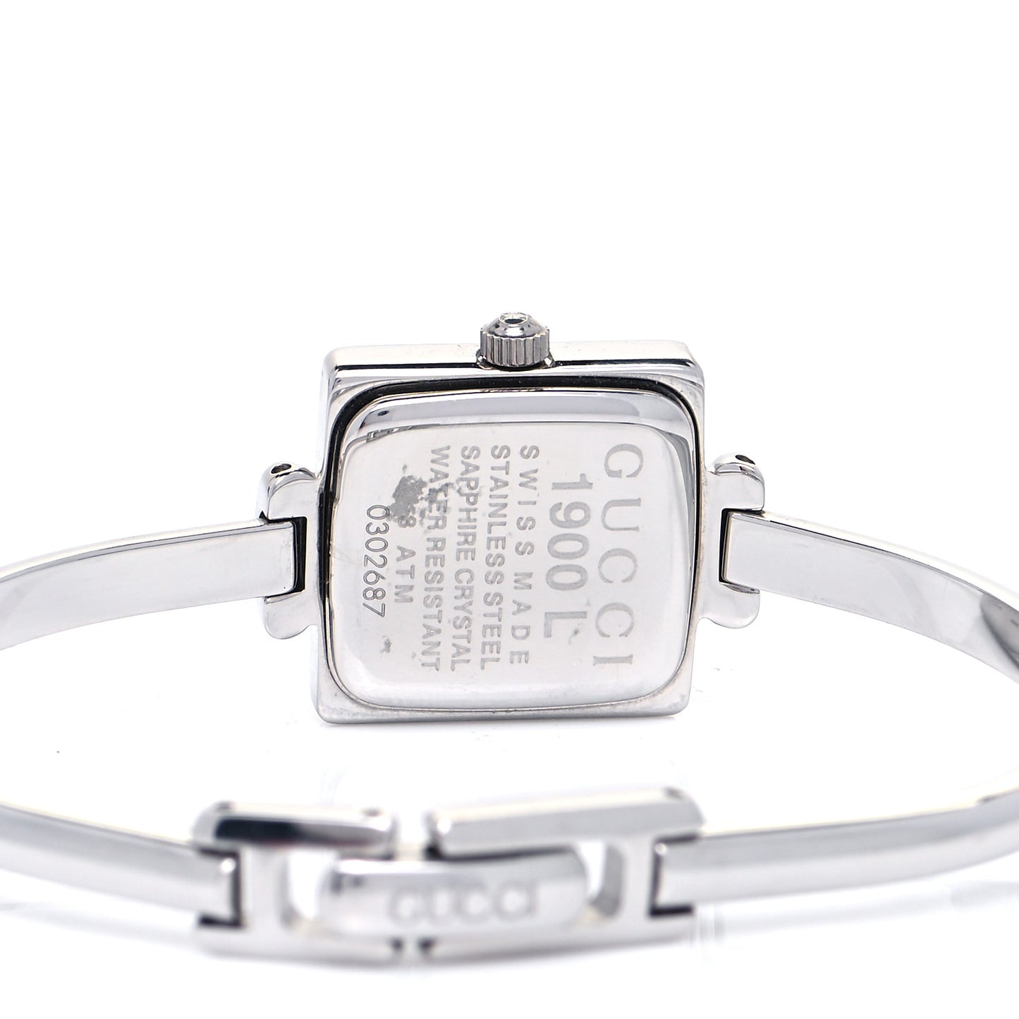 Stainless Steel 19mm 1900L Quartz Watch Black