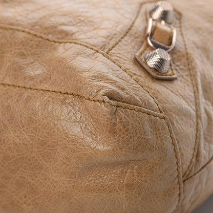 Balenciaga Agneau Giant 12 Rose Gold Hardware Day Hobo Havana Brown 9 of 14