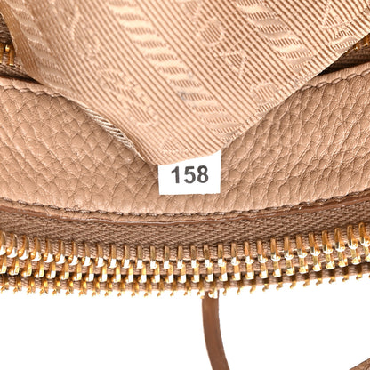 Prada Vitello Daino Double Zip Crossbody Bag Cammeo 8 of 19
