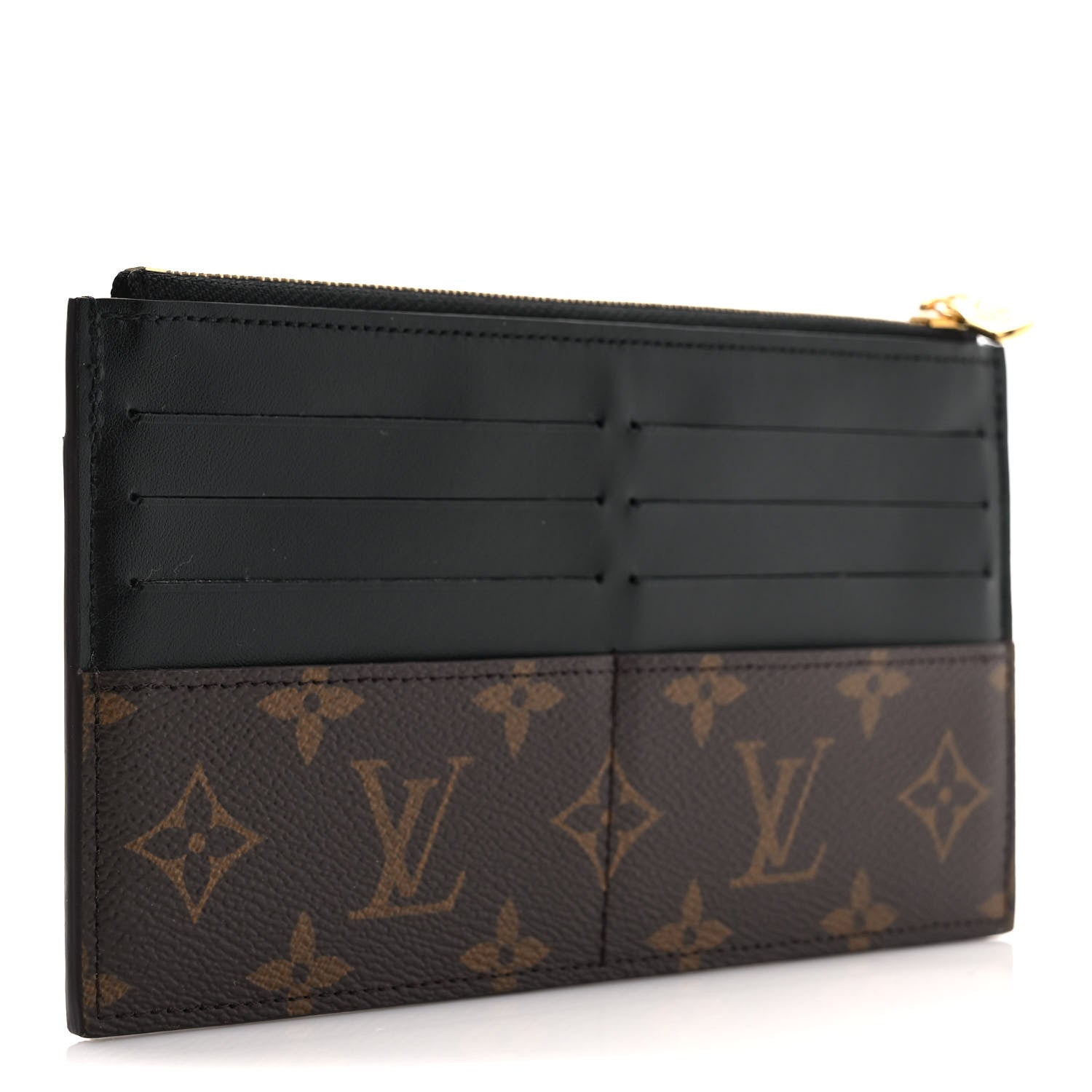 Louis Vuitton Monogram Slim Purse Black 3 of 6