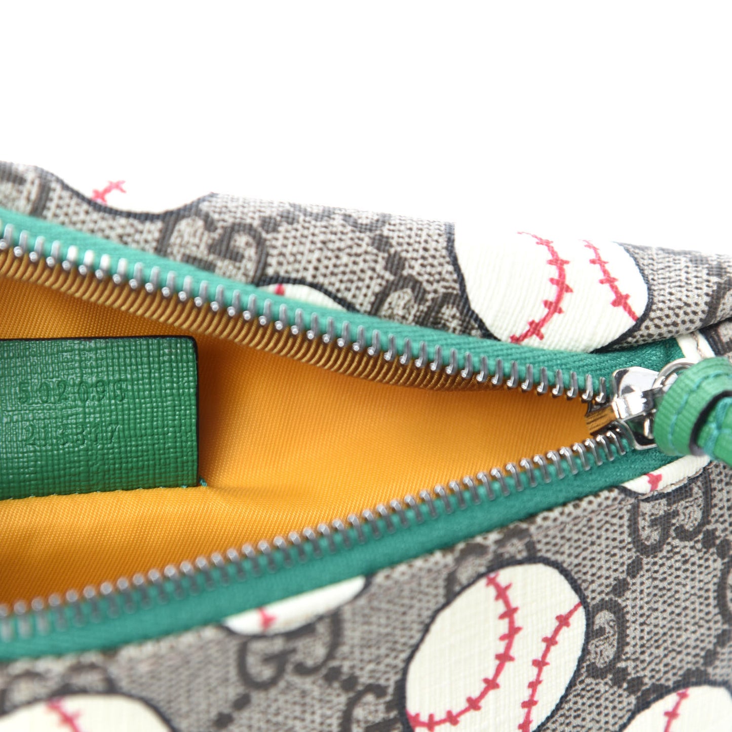 GG Supreme Monogram Baseballs Web Childrens Belt Bag