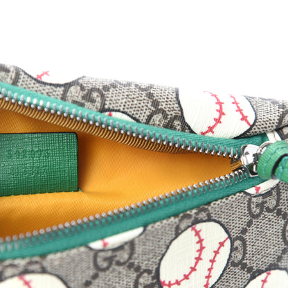 Gucci GG Supreme Monogram Baseballs Web Childrens Belt Bag 9 of 10