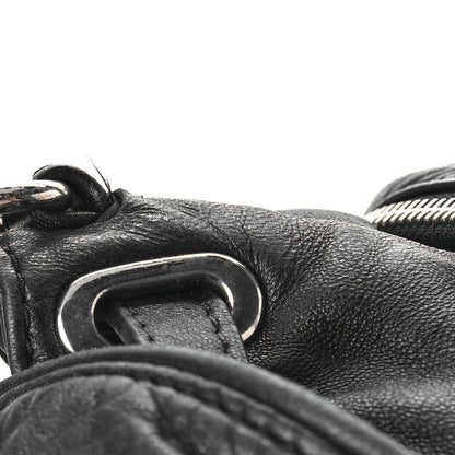 Alexander Wang Lambskin Marti Backpack Bag Washed Black Rhodium Hardware 11 of 13