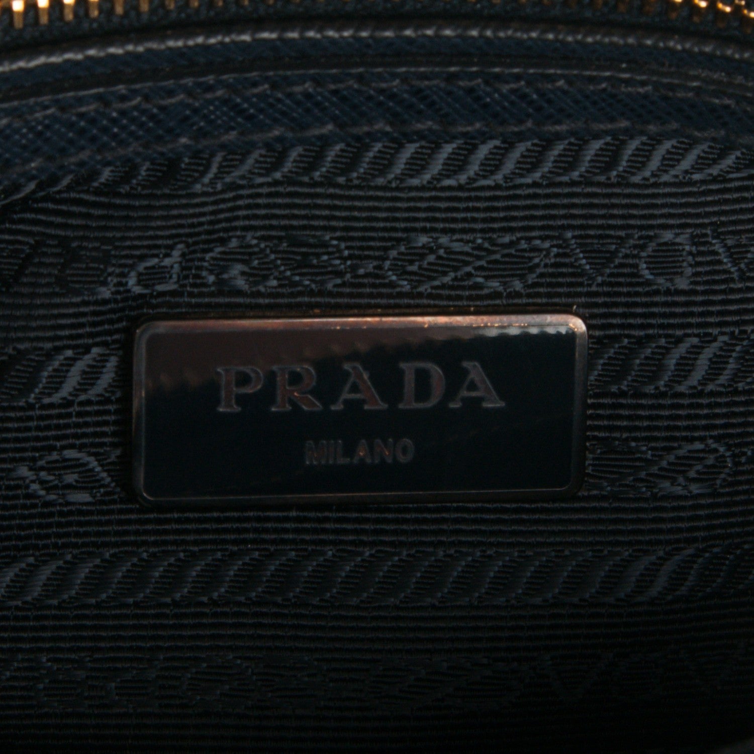 Prada Saffiano Lux Small Promenade Tote Baltico 6 of 7