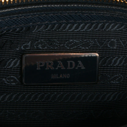 Prada Saffiano Lux Small Promenade Tote Baltico 6 of 7