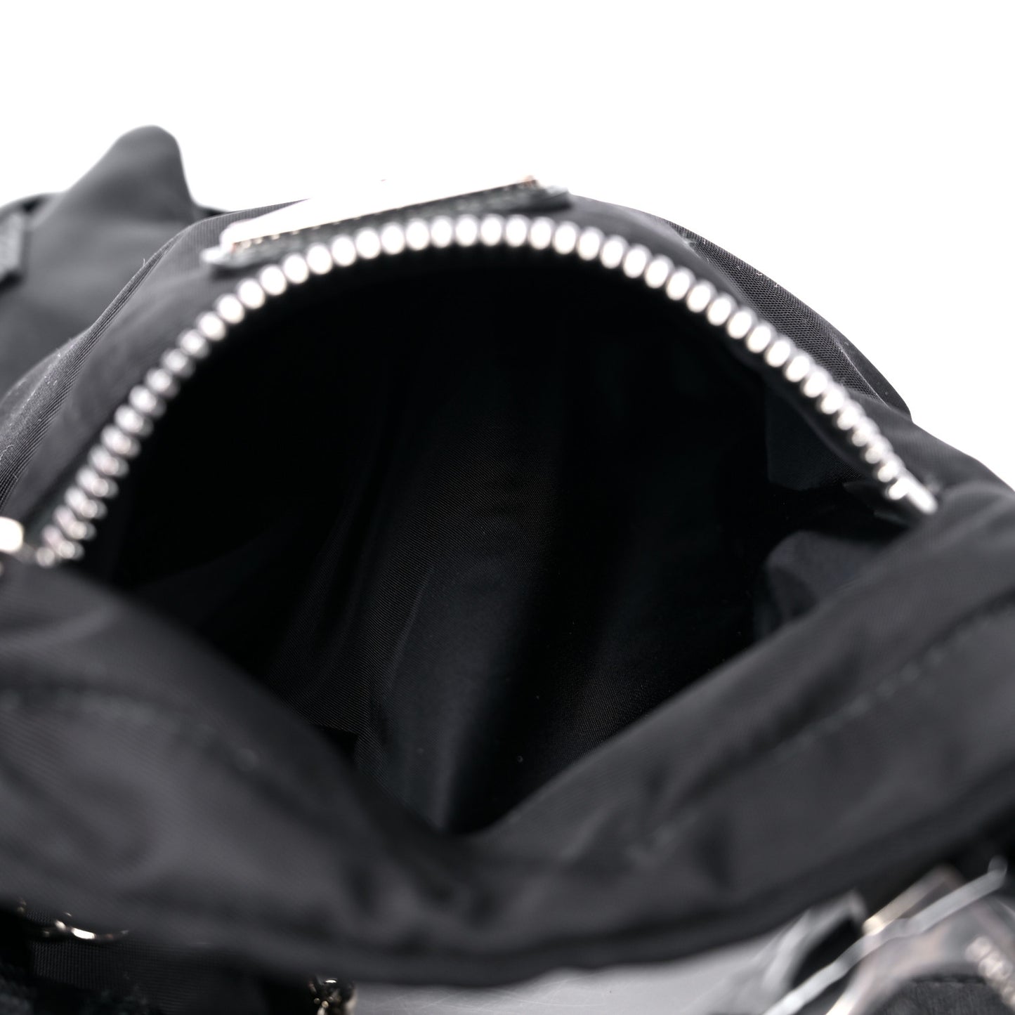 Tessuto Nylon Saffiano Belt Bag 100 40 Black