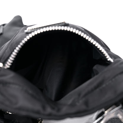 Prada Tessuto Nylon Saffiano Belt Bag 100 40 Black 5 of 11