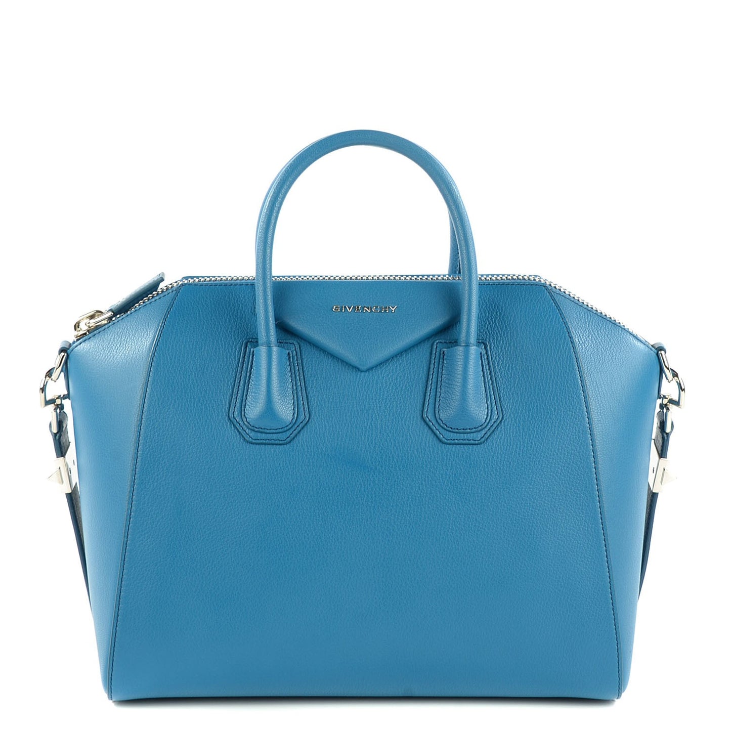 Sugar Goatskin Medium Antigona Medium Blue