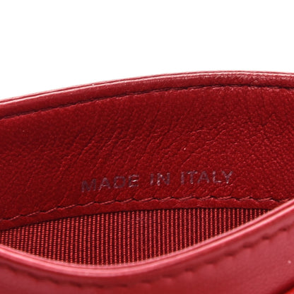 Chanel Lambskin Quilted Card Holder Red 7 of 9