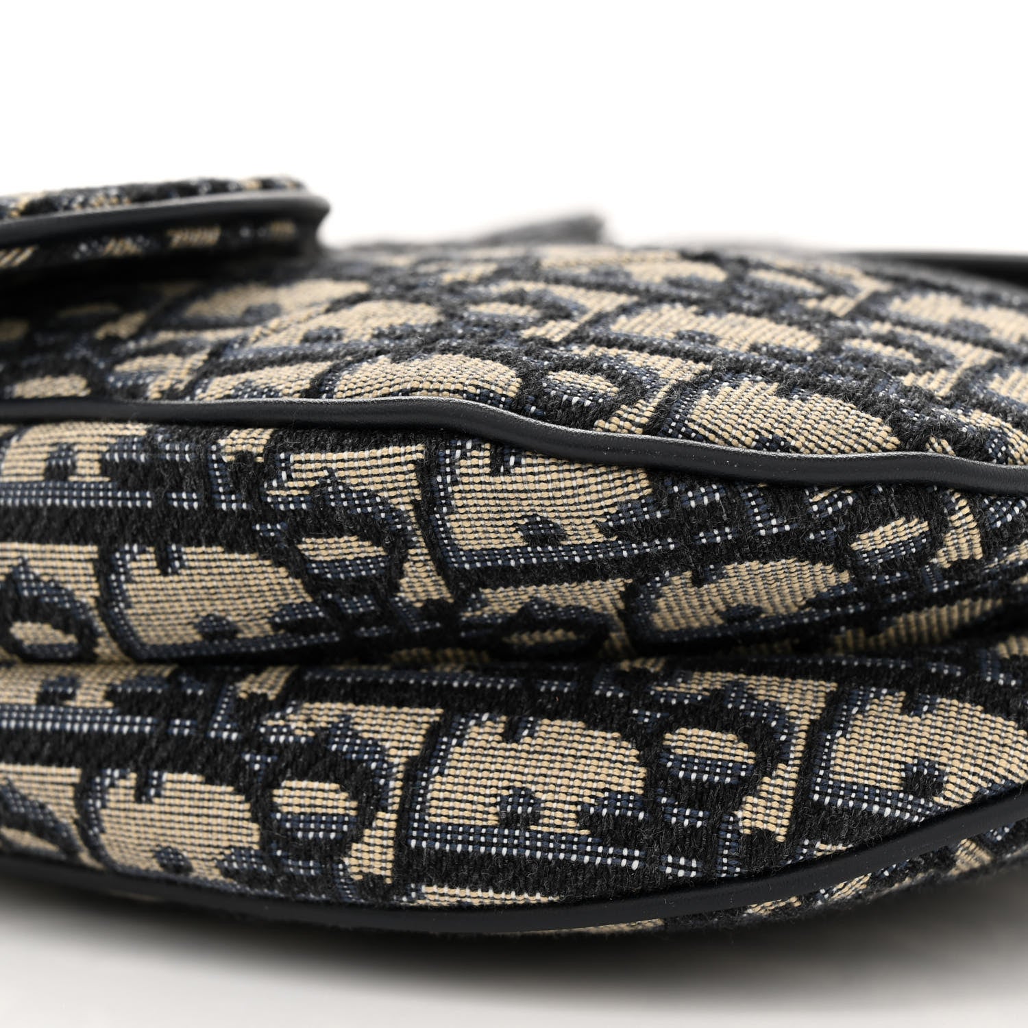 Christian Dior Oblique Saddle Bag Blue 9 of 11