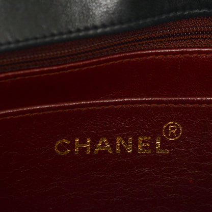 Chanel Lambskin Quilted Medium Single Flap Black 7 of 9