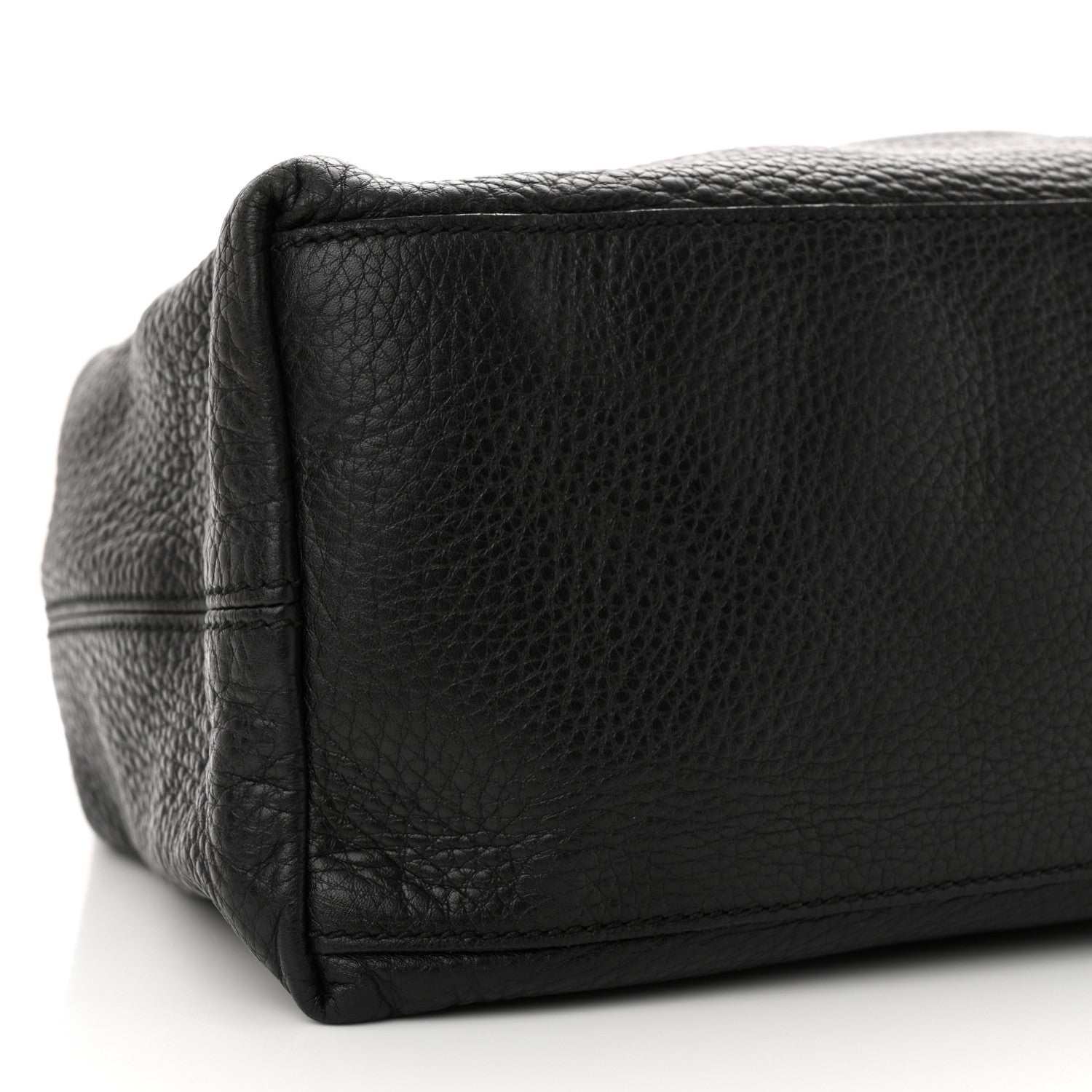 Gucci Pebbled Calfskin Medium Soho Chain Shoulder Bag Black 9 of 16