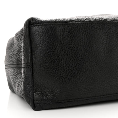 Gucci Pebbled Calfskin Medium Soho Chain Shoulder Bag Black 9 of 16