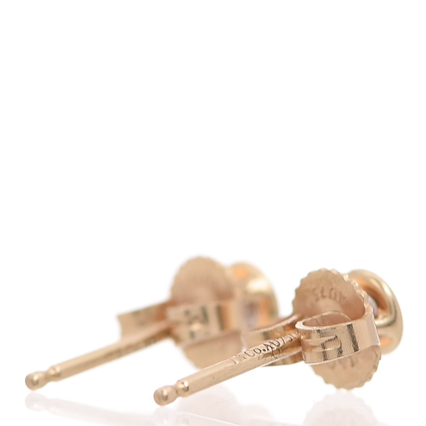 18K Yellow Gold Diamond .16ctw Elsa Peretti Diamonds By The Yard Earrings