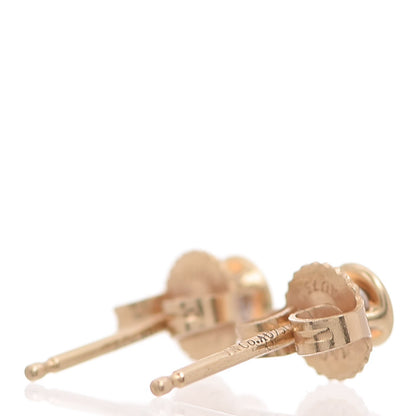 Tiffany 18K Yellow Gold Diamond .16ctw Elsa Peretti Diamonds By The Yard Earrings 3 of 7