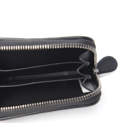 Bottega Veneta Nappa Intrecciato Zip Around Coin Purse Black 4 of 6