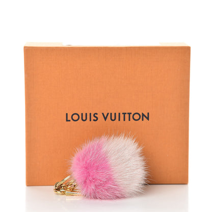 Louis Vuitton Mink Fluo Bubble Bag Charm Key Holder Pink 5 of 5