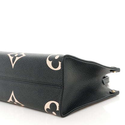 Louis Vuitton Empreinte Monogram Giant Onthego PM Black Beige 10 of 10