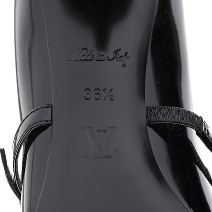 Louis Vuitton Patent Uniformes Silhouette 40mm Pumps 36.5 Black 12 of 15