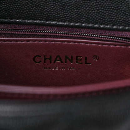 Chanel Caviar Quilted Mini Coco Handle Flap Black 6 of 10