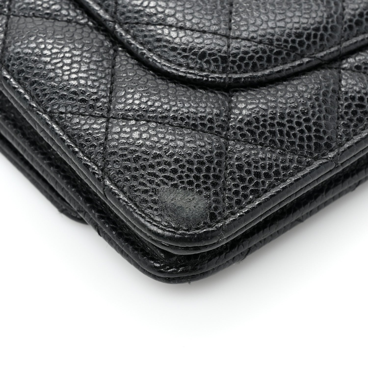 Chanel Caviar Quilted Wallet on Chain WOC Black 15 of 17