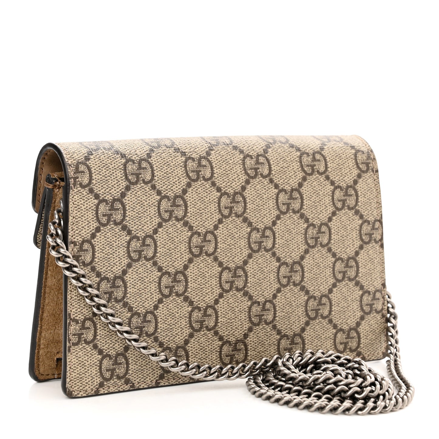 GG Supreme Monogram Super Mini Dionysus Shoulder Bag Taupe