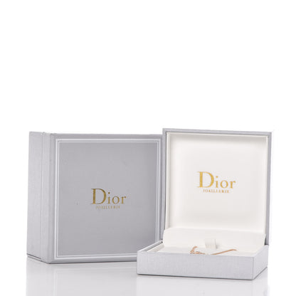 Christian Dior 18K Rose Gold Diamond Black Onyx Rose Des Vents Necklace 7 of 7