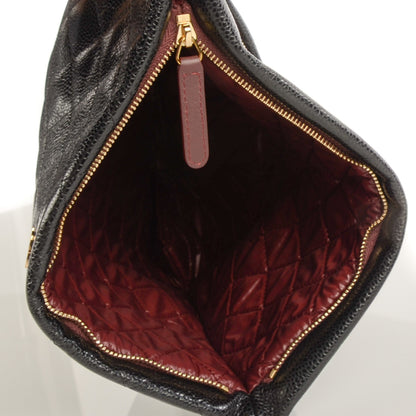 Chanel Caviar Quilted CC Beauty Clutch Black 6 of 7