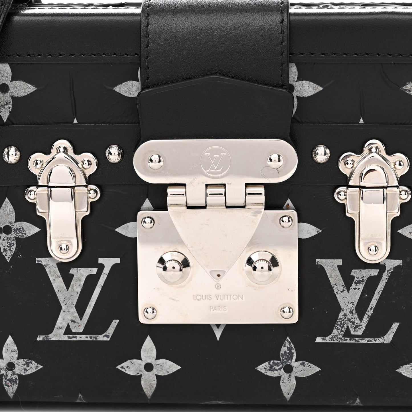Reflective Petite Malle Black