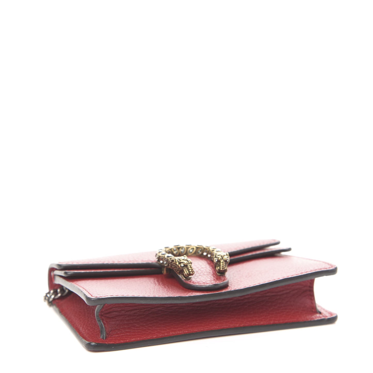 Calfskin Super Mini Dionysus Shoulder Bag Hibiscus Red