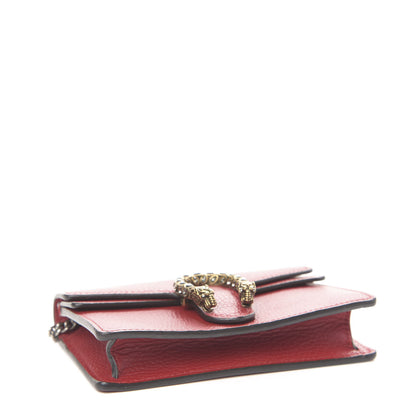 Gucci Calfskin Super Mini Dionysus Shoulder Bag Hibiscus Red 4 of 10