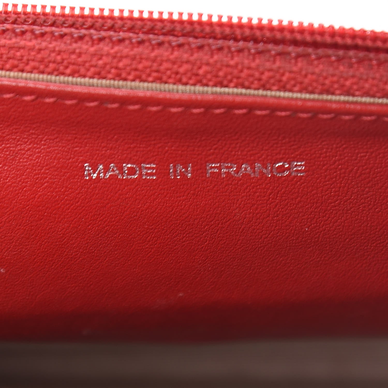 Chanel Caviar Sevruga Wallet on Chain WOC Red 6 of 12