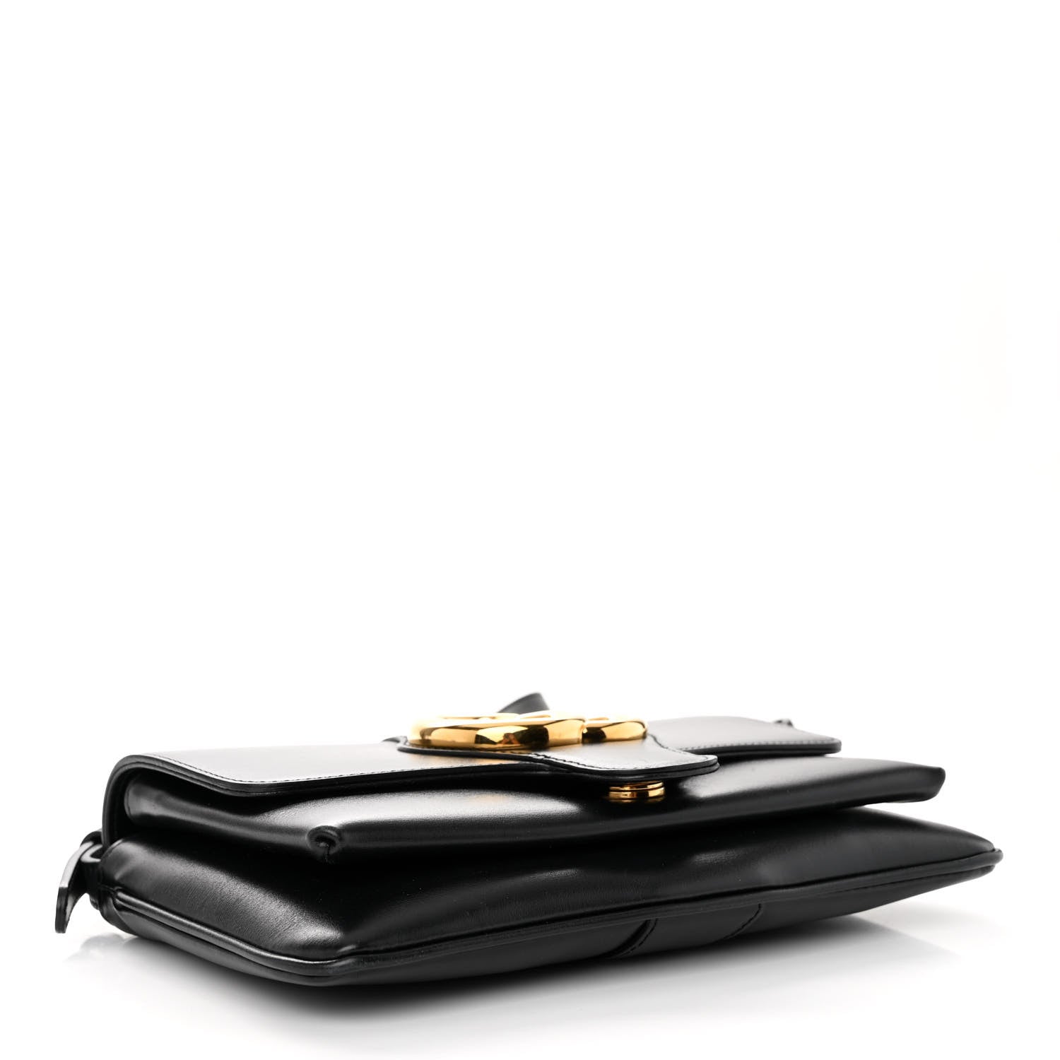 Gucci Vitello Palmellato Lux Small Arli Flap Shoulder Bag Black 4 of 10