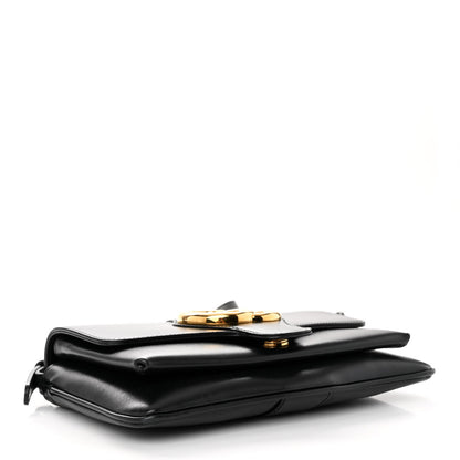 Gucci Vitello Palmellato Lux Small Arli Flap Shoulder Bag Black 4 of 10