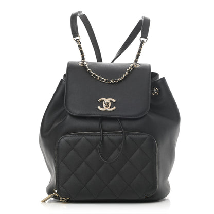 Chanel Caviar Quilted Business Affinity Backpack Black 1 of 8