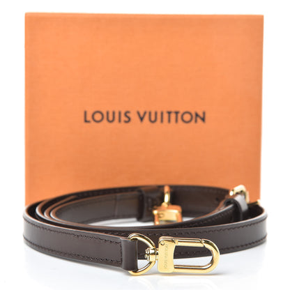 Louis Vuitton Calfskin 16mm Adjustable Shoulder Strap Brown 5 of 5