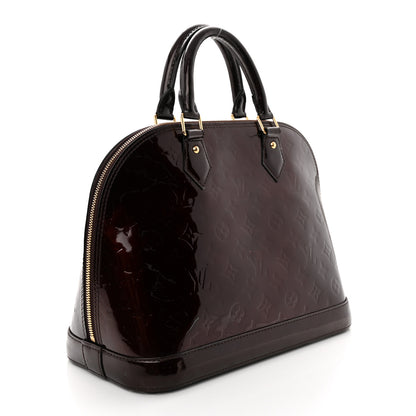 Louis Vuitton Vernis Alma PM Amarante 3 of 13
