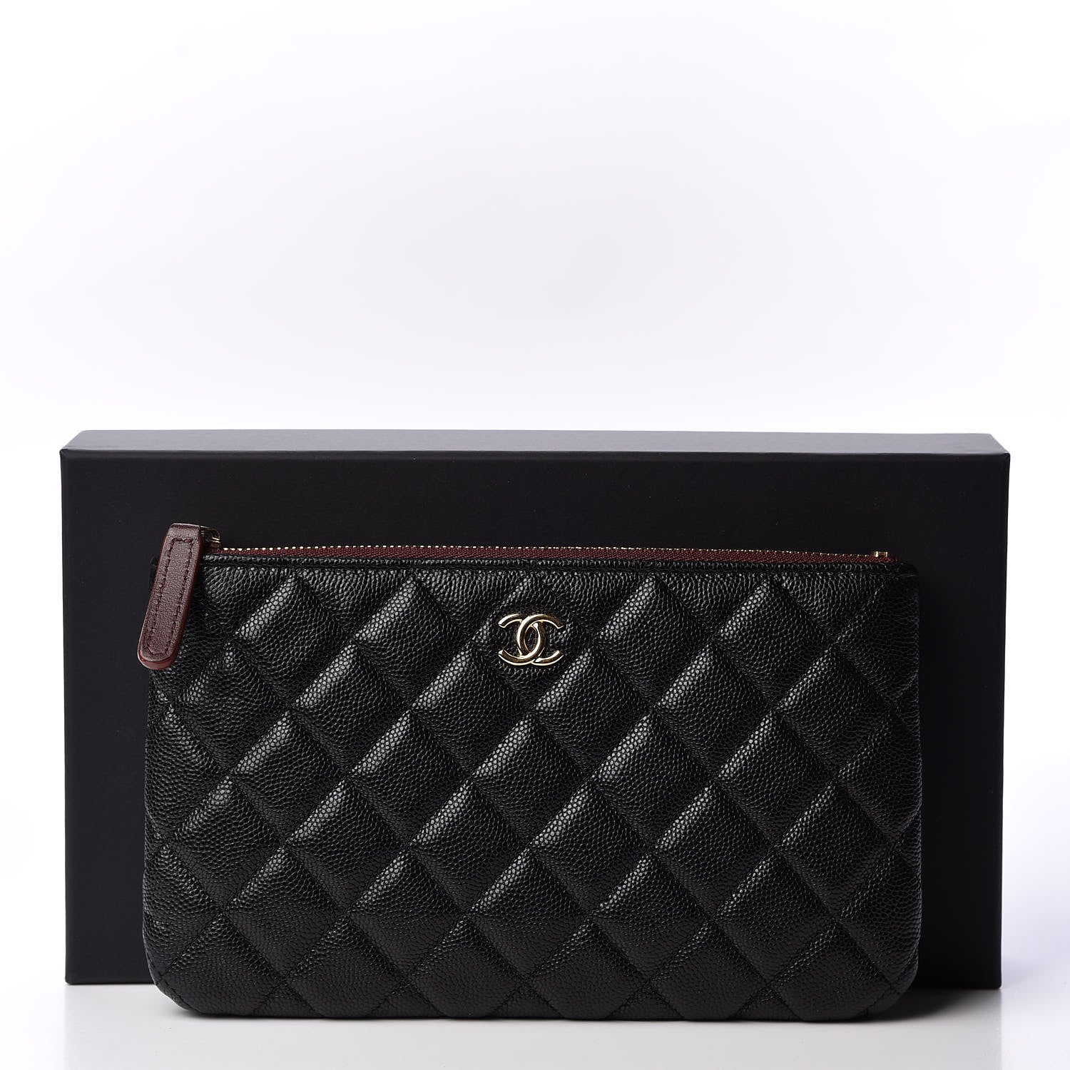 Chanel Caviar Quilted Small Pouch Black 9 of 9