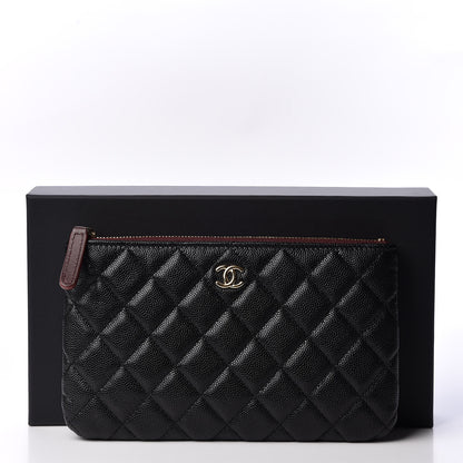 Chanel Caviar Quilted Small Pouch Black 9 of 9