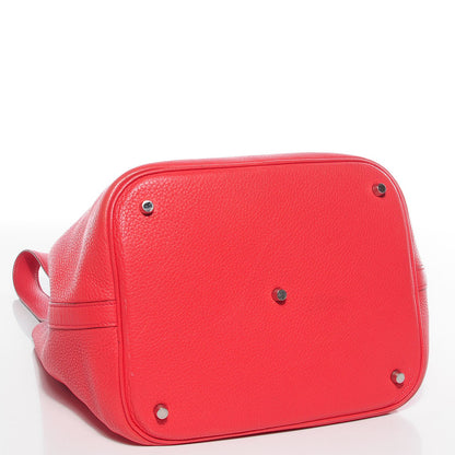Hermes Taurillon Clemence Picotin Lock TGM Bougainvillea 8 of 12