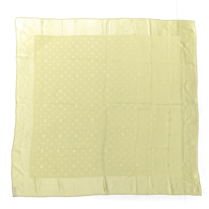 Louis Vuitton Silk Monogram Monaco Square Scarf Green 1 of 3
