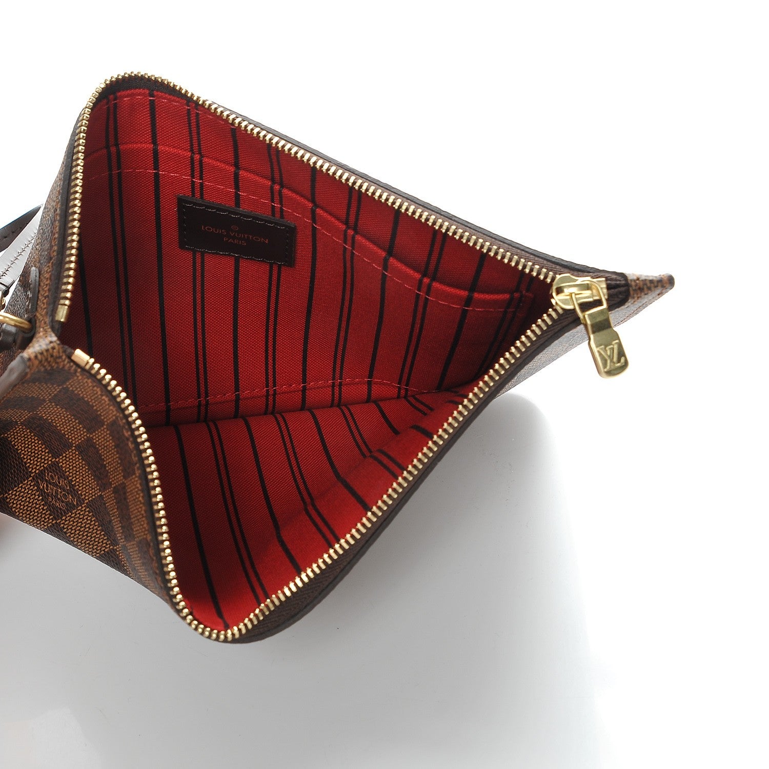 Louis Vuitton Damier Ebene Neverfull MM GM Pochette 5 of 9