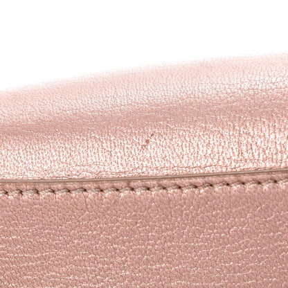 Givenchy Metallic Sugar Goatskin Small Antigona Beauty Wristlet Light Pink 21 of 21