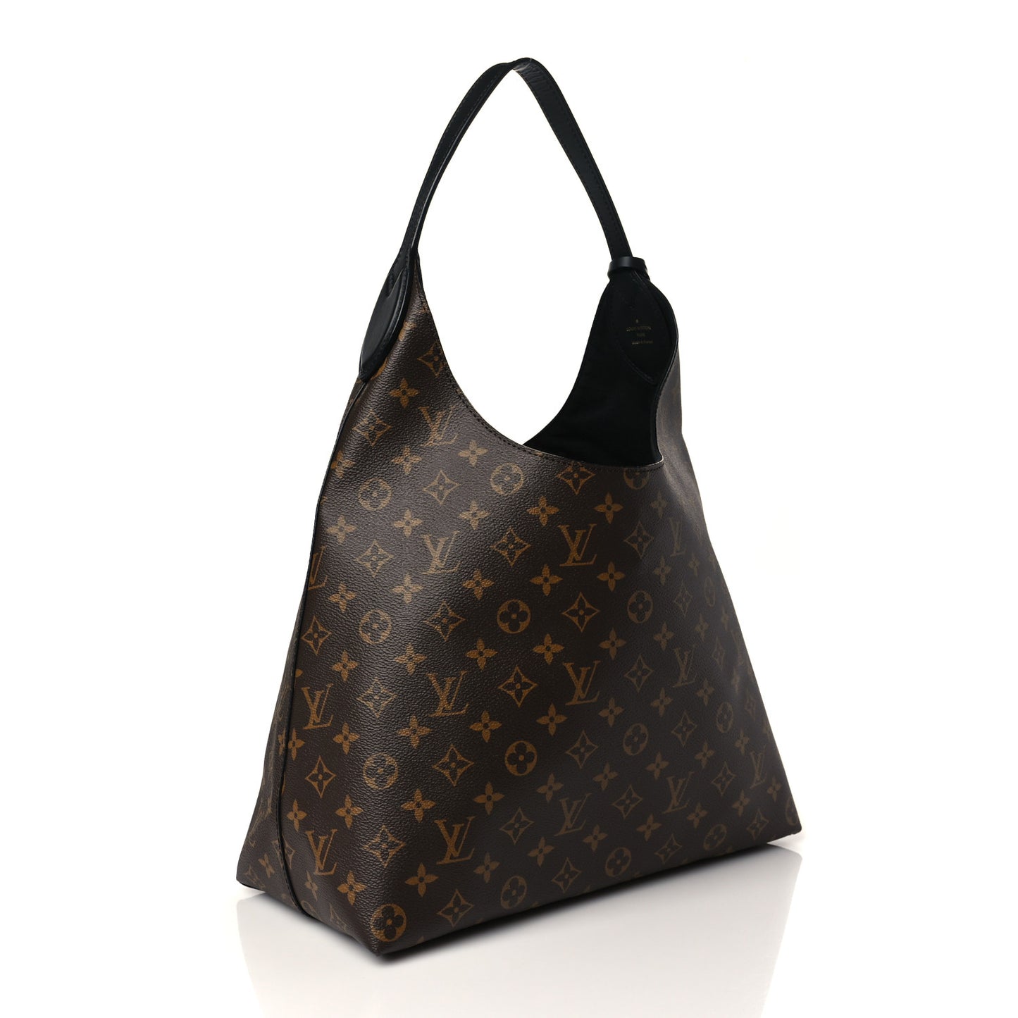 Monogram Flower Hobo Black