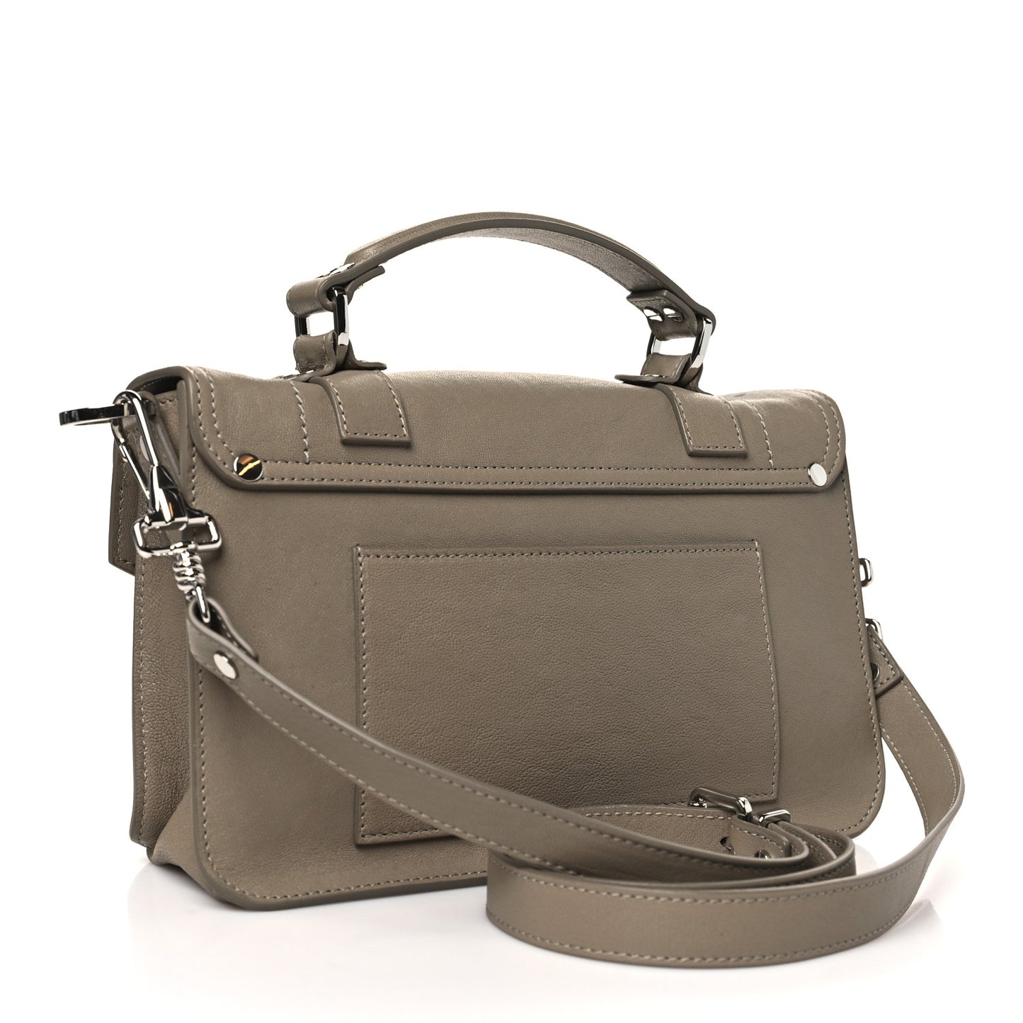 Lambskin Tiny PS1 Satchel Light Taupe